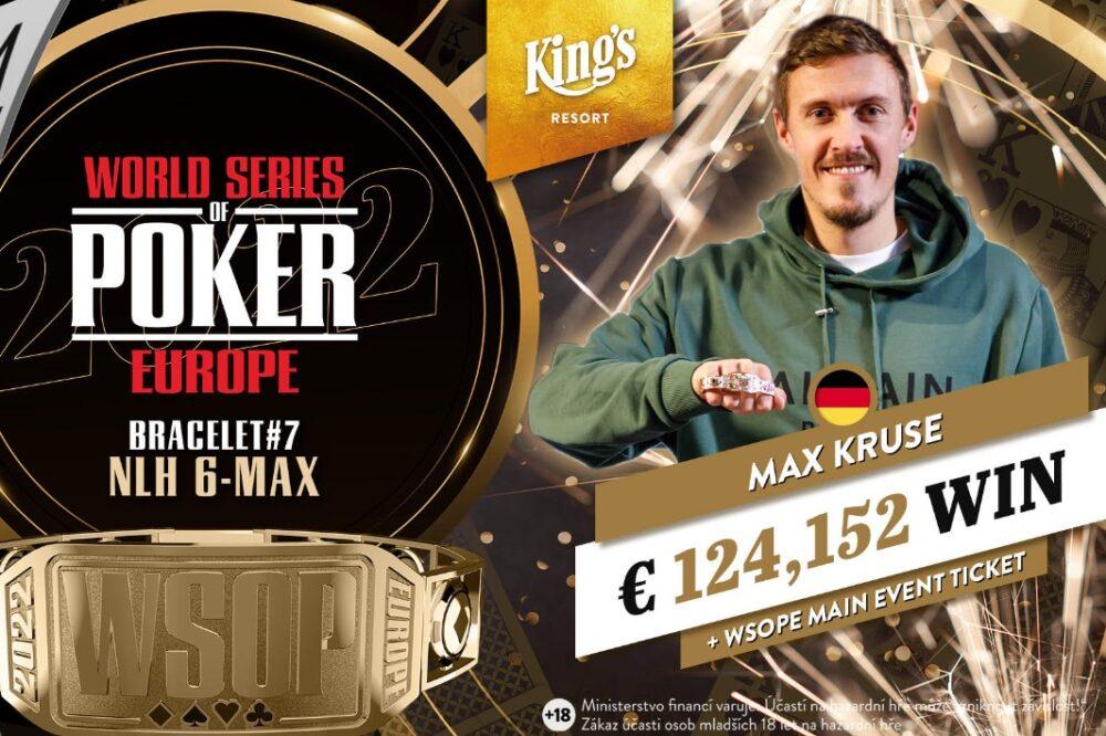 Max Kruse - WSOP Eropa 2022